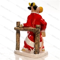 Фигура Бурёнка, стеклопластик, 130 x 55 см. - фото 23945