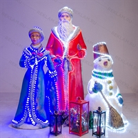 Ростовая фигура с подсветкой Дед мороз - фото 23952 Ростовая фигура с подсветкой Дед мороз - фото 23952