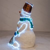 Ростовая фигура с подсветкой Снеговик - фото 23971