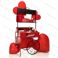 торговая тележка ца.красный