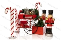 новогодняя витрина магазина