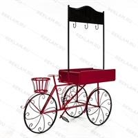 торговая тележка цв.красный