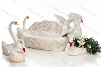 новогодние фигуры лебеди