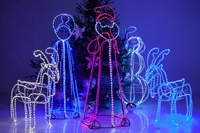 Комплект светящихся фигур на Новый год