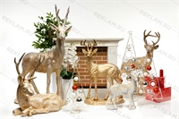 новогодний декора фигуры оленей