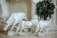 объемные фигуры быков