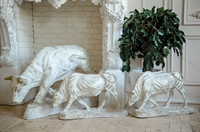 интерьерные фигуры быков