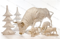 Комплект фигур новогодние быки