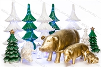 Набор новогодних фигур свинки