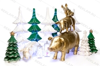 Набор новогодних фигур свинки