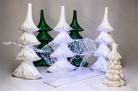 Новогодние фигуры елки и олень - фото 25619