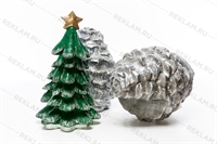 Комплект новогодних фигур Шишки