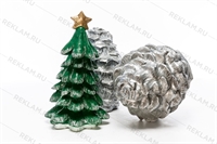 Комплект новогодних фигур Шишки