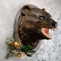 настенное панно голова медведя