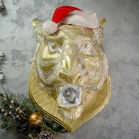 Новогодний декор панно голова тигра