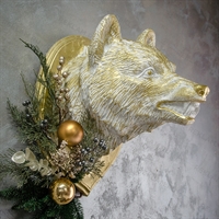 настенное панно голова волка