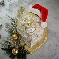 декоративное панно голова волка