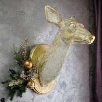 Панно голова Оленихи, новогодний декор