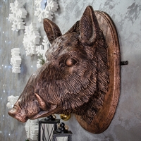 панно декоративное голова кабана