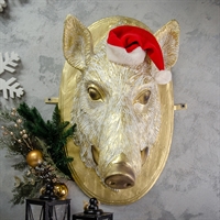 панно голова кабана