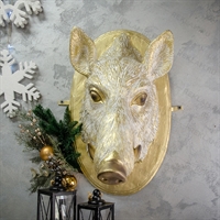 панно декоративное голова кабана