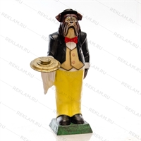 Рекламная фигура Бульдог официант