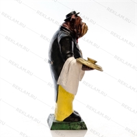 декоративная фигура Бульдог официант