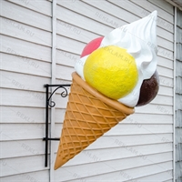 макет рекламный мороженое микс