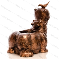 кашпо для сада бегемот