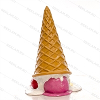 макет  рожка мороженого