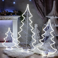 Световая фигур "Елка" 57-652 неон 133 см - фото 25997