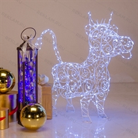 световая фигура корова