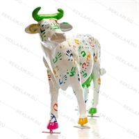 корова с логотипом