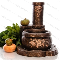 Декоративный Умывальник с виноградной лозой, стеклопластик, 97 см. - фото 26248