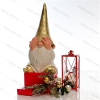 новогодняя фигура гномик новогодняя фигура гномик