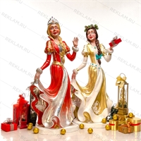 фигура снегурочки для новогоднего оформления