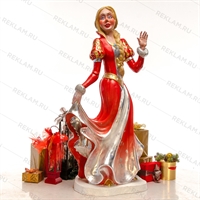 новогодняя фигура снегурочка