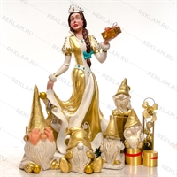 объемная фигура снегурочки