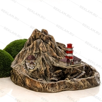 фонтан для парка маяк на скале