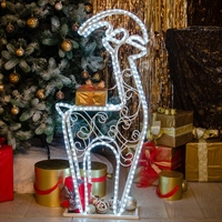 Световая фигура Олень высота 110см - фото 26590