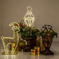 новогодний декор световые скульптуры