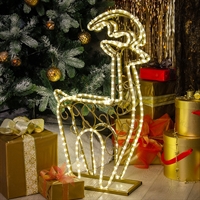 световая фигура олень