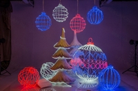 световые фигуры для новогоднего декора