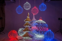 световые фигуры для новогоднего декора