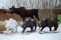 Объемная фигура лосиха