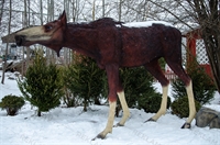 Объемная фигура лосиха