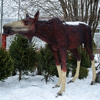 Объемная фигура лосиха