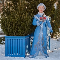 Новогодняя фигура снегурочки Новогодняя фигура снегурочки