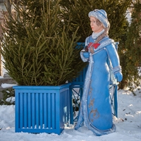 Новогодняя фигура снегурочки Новогодняя фигура снегурочки