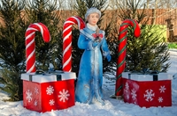 Новогодняя фигура снегурочки Новогодняя фигура снегурочки